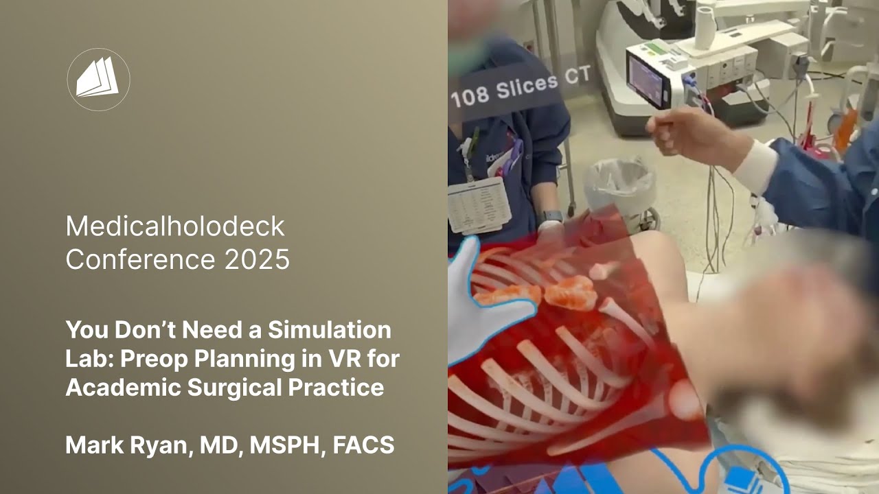 You don’t need a simulation lab: Preop planning in VR for academic surgical practice