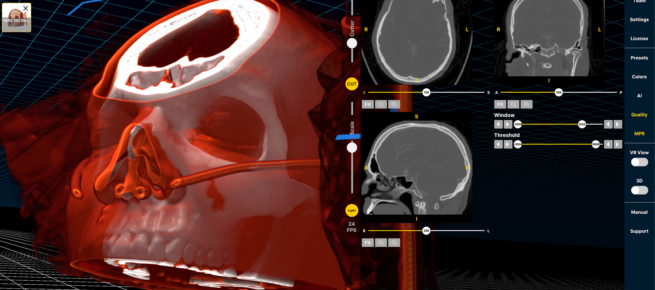 One for all: virtual reality, plus stereoscopic or standard display on one device