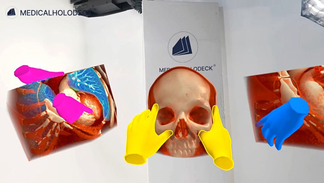 Collaborative Virtual Reality for case-based surgical training