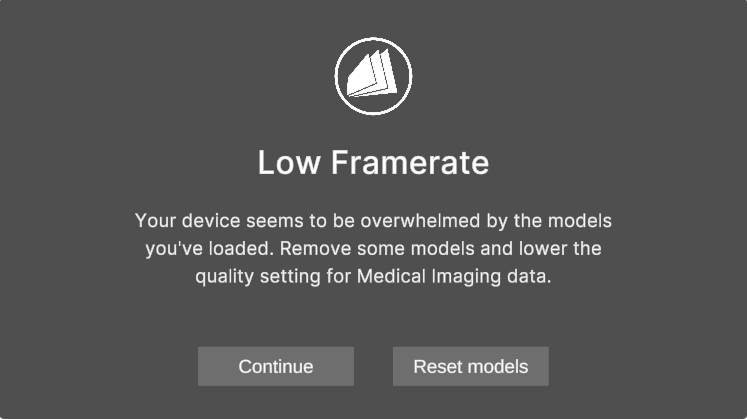 Low framerate screen